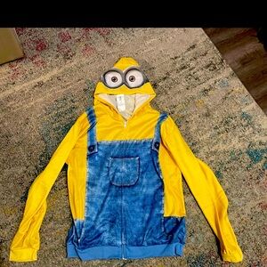 Minion hoodie costume unisex good condition.